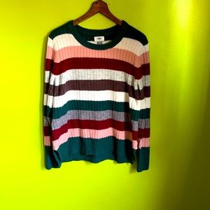 Old Navy Striped Sweater Size L